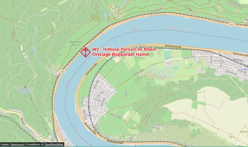 W2 - Hilflose Person Bopparder Hamm
